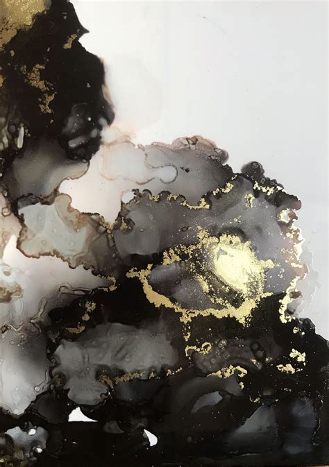 Black and Gold Abstract Alcohol Ink | Gold abstract wallpaper, Abstract, Black abstract background