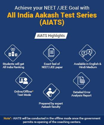 All India Aakash Test Series DLP | Aakash DLP