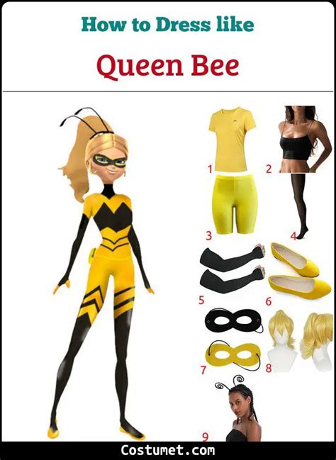 Queen Bee (Miraculous Ladybug) Costume for Cosplay & Halloween