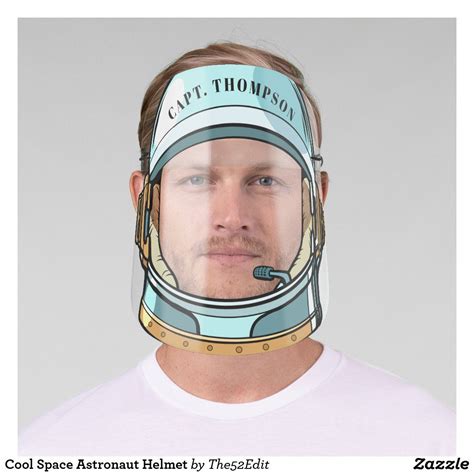 Cool Space Astronaut Helmet Face Shield | Zazzle.com in 2020 ...