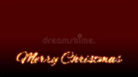 Merry Christmas Golden Text Animation with Sparkling Christmas Letters Imploding with Particles ...