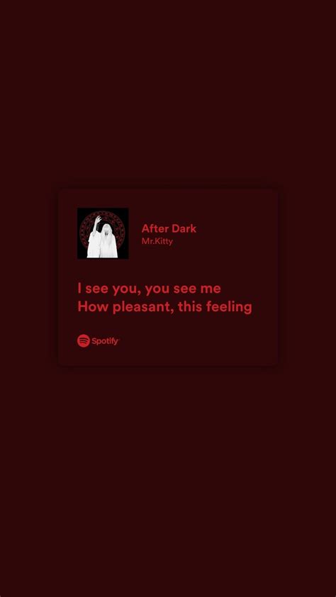 After Dark | Dark songs, After dark, Meaningful lyrics