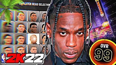 Travis Scott Face Creation NBA 2K22 | Look EXACTLY like Travis Scott in ...