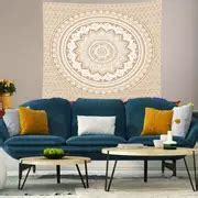 Mandala Tapestry Wall Hanging Aesthetic Indie Wall Tapestry, Hippie Bohemian Decorative Printed ...