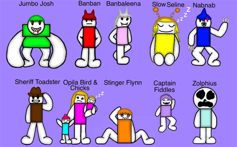 Garten of Banban monsters as humans by ziffer1234 on DeviantArt