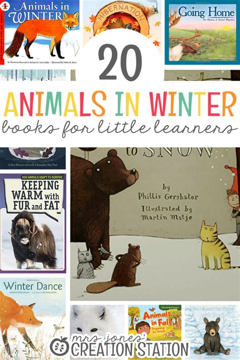 20 Animals in Winter Books - Mrs. Jones Creation Station