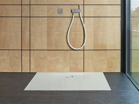 Flush fitting rectangular enamelled steel shower tray BETTEFLOOR SIDE ...