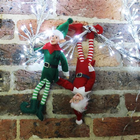 Pair Of Mischievous Elves By Lime Tree London | notonthehighstreet.com