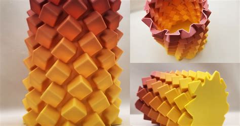 Sugar Cube Spiral Vase by Triple G Workshop | Download free STL model ...