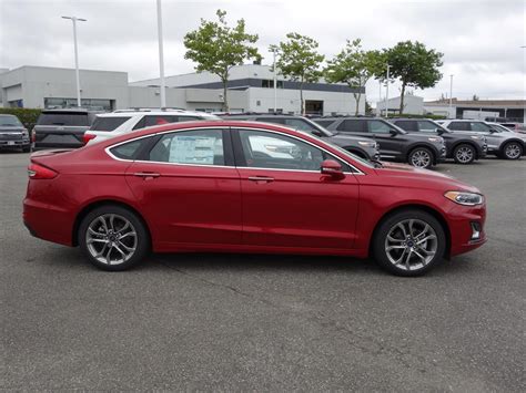 2020 Ford Fusion Hybrid Titanium Rapid Red, 2.0L iVCT Atkinson-cycle I ...