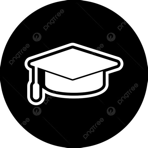 Silhouette Graduation Cap Clipart Transparent Background, Graduation Cap Icon Design, Graduation ...