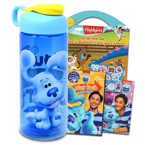 Buy Disney Bundle Blue's Clues Plastic Water Bottle for Boys and Girls ...