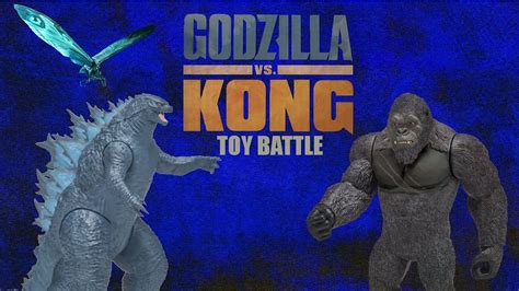 GODZILLA VS KONG TOY BATTLE - YouTube