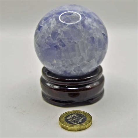 Blue Calcite Sphere - The Zentist of York