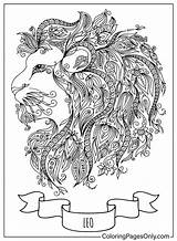 20  Leo Zodiac Sign Coloring Pages Free Printable PDF & Online sketch template