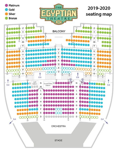 Seating Charts – Opera Idaho