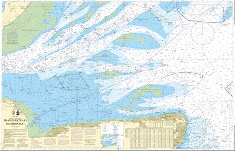 Thames Estuary Sea Chart