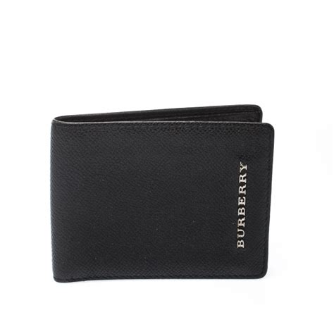 Burberry Black International Bifold Wallet Burberry | The Luxury Closet