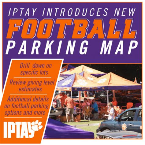 Clemson Football Parking Map – Map Of The World