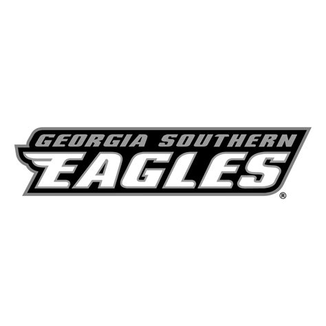 Georgia Southern Eagles Logo Black and White – Brands Logos