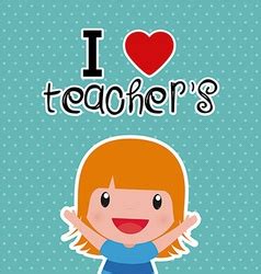 Abstract teachers day background with some special