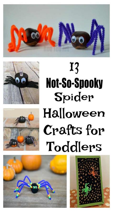 13 Spider Halloween Crafts for Toddlers - The Unprepared Mommy