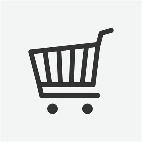 vector isolated of shopping cart icon. basket symbol. vector eps10 ...