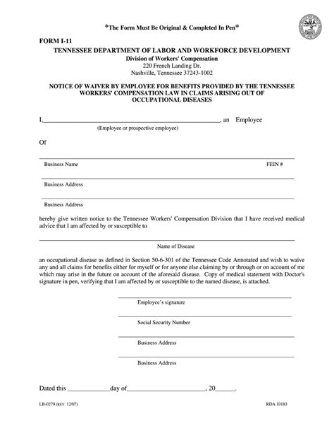 Department Labor Workers Compensation Forms - Fill Out and Sign ...