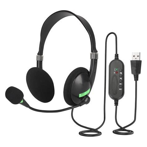 USB Headset with Microphone Noise Cancelling, Lingsida Computer ...