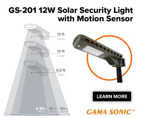 Gama Sonic Solar Security Light with Motion Sensor | Greenlytes