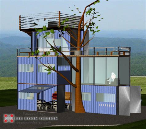 Shipping Container Home Design, NC Mountains - Big Boom Blog