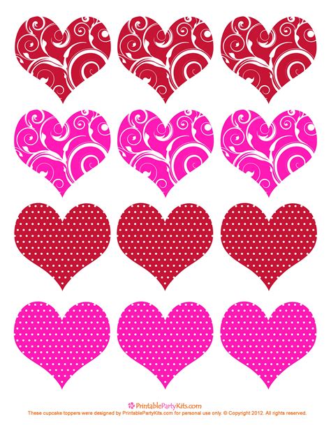 Vintage Valentine Printable - Antique Heart Labels | Diy Ideas - Free ...