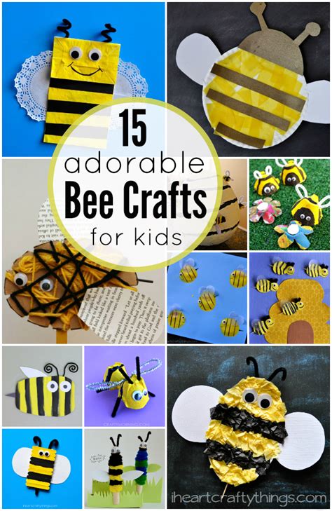 Bee Coloring Pages | Bee crafts for kids, Bee crafts, Crafts for kids