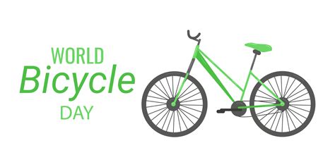 World Bicycle Day poster design holiday concept. 21698205 Vector Art at Vecteezy