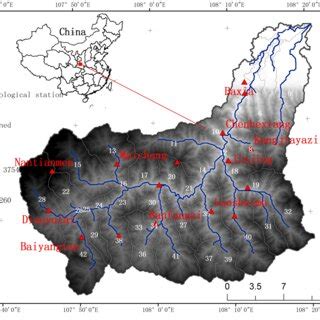 Sketch map of Heihe River basin | Download Scientific Diagram