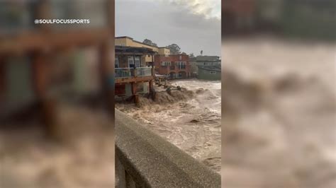 California storm: Part of Capitola Wharf severely damaged by large ...