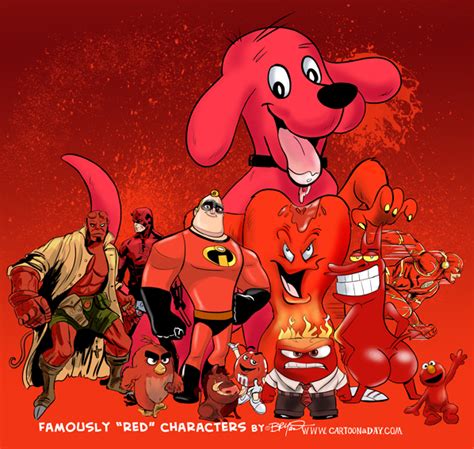 Collection 90+ Pictures Cartoon Characters With Red And Black Hair Excellent 10/2023