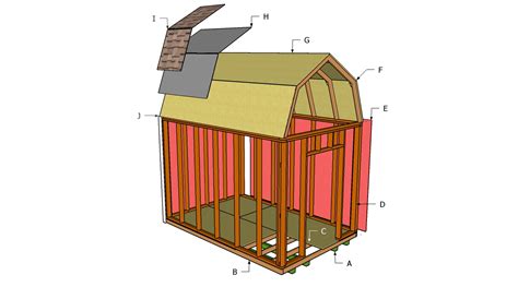 Leveling master: Free 10x12 gambrel shed plans