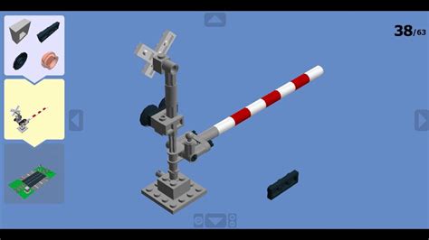 How to build a Lego Railroad Crossing on LEGO Digital Designer ...