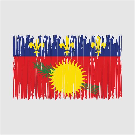 Guadeloupe Flag Brush 20166750 Vector Art at Vecteezy