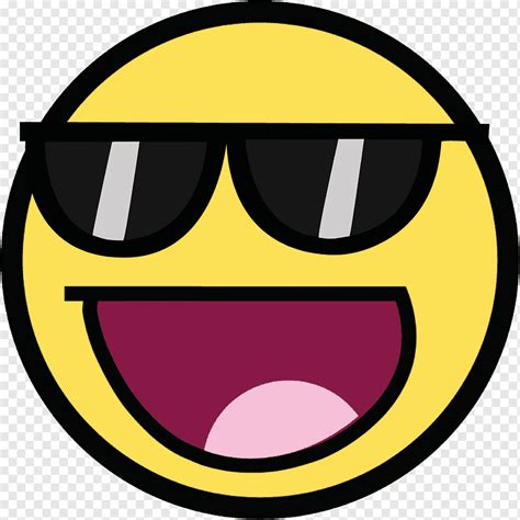 Emoji cool, cara sonriente youtube, cara impresionante, diverso, cara ...