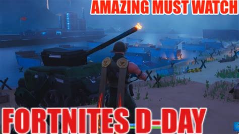 D-DAY Fortnite Creative AMAZING MAP Normandy - BY NATE - YouTube