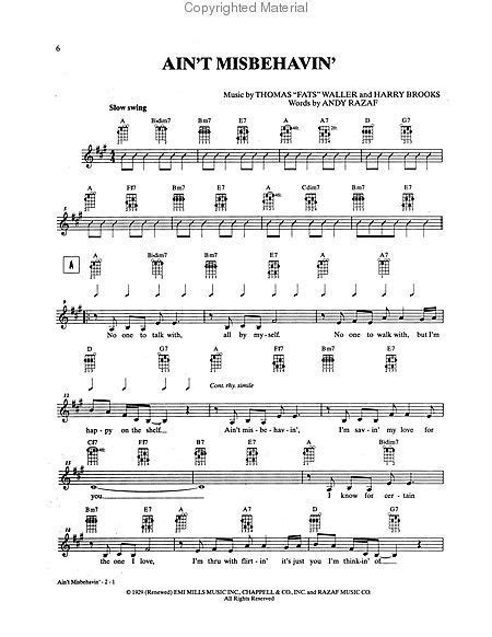 Ukulele Jazz Songs | Look inside Swingin' Jazz Ukulele - Sheet Music ...