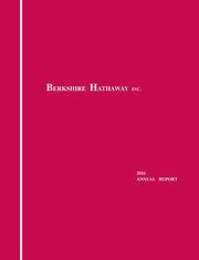 Berkshire Hathaway 2016 Annual Report : Berkshire Hathaway : Free ...