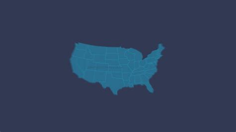 United States Of America Animated Map With Stock Motion Graphics SBV ...