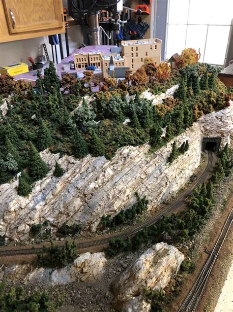 N scale mountain - Bill's update - Model railroad layouts plansModel railroad layouts plans