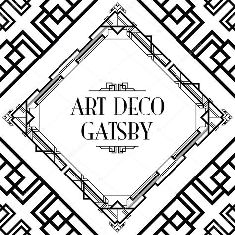 Art deco gatsby style background — Stock Vector © jameschipper #55045141