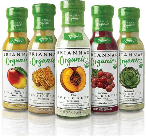 Kosher Today Briannas New Organic Salad Dressings - Kosher Today