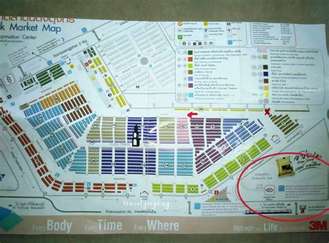 Chatuchak Market Map