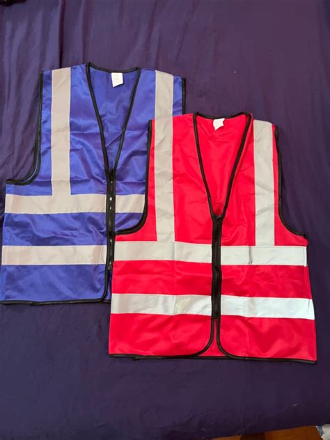 Construction worker wear Vest High Visibility, Men's Fashion ...